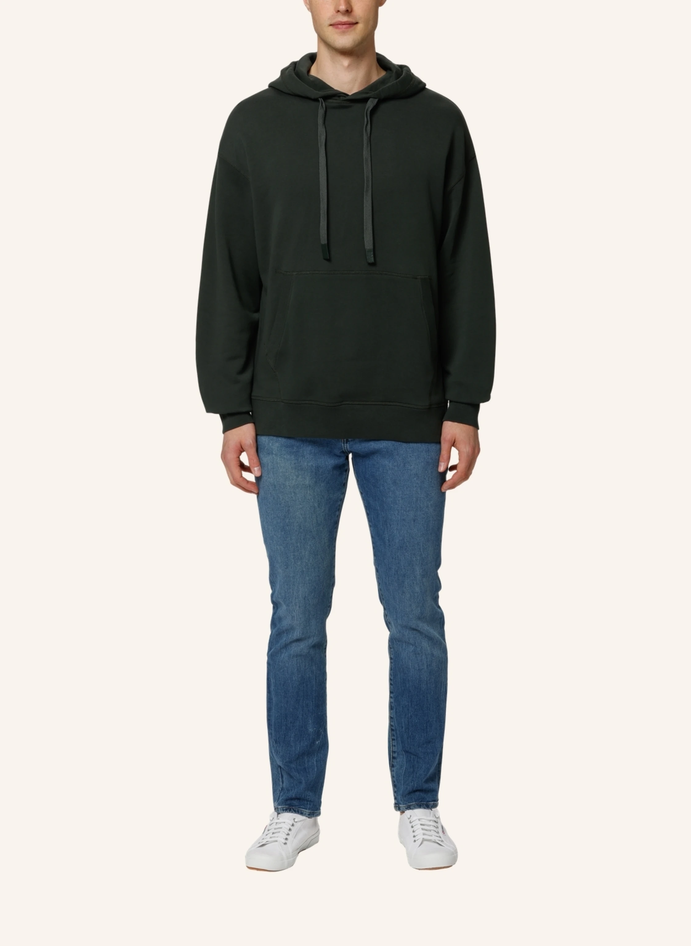 TRUSTED HANDWORK Oversized Hoodie 1/1-Sleeve Sweatshirt