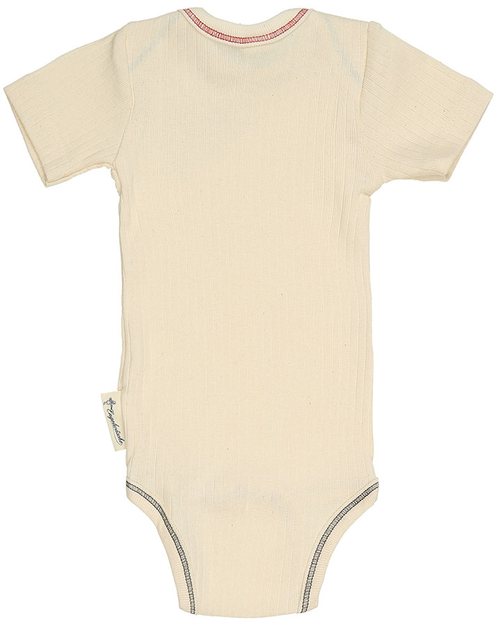 Kurzarm-Body ESSENTIAL UNI in natur