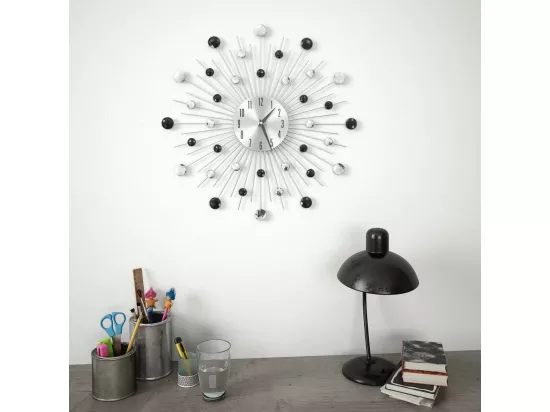 Horloge murale avec mouvement à quartz Design moderne 50 cm