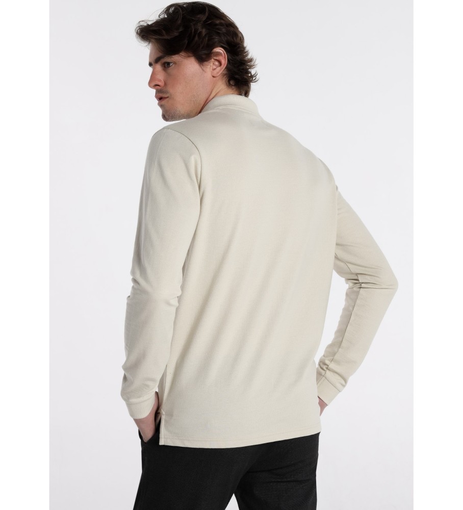 Camisa polo básica de manga comprida Bendorff marrom