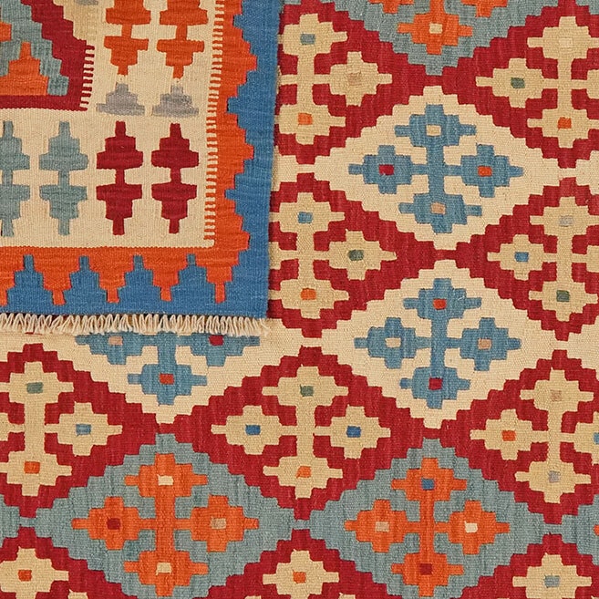 porta x Ipek Kelimteppich GASHGAI FATMA 159 x 202 cm mehrfarbig