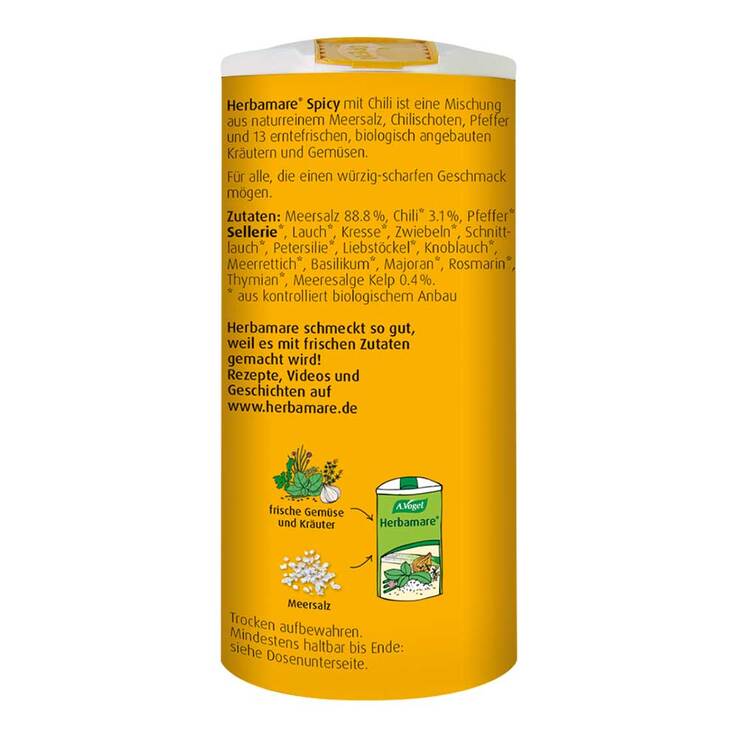 Herbamare spicy Meersalz A.Vogel, 250 g