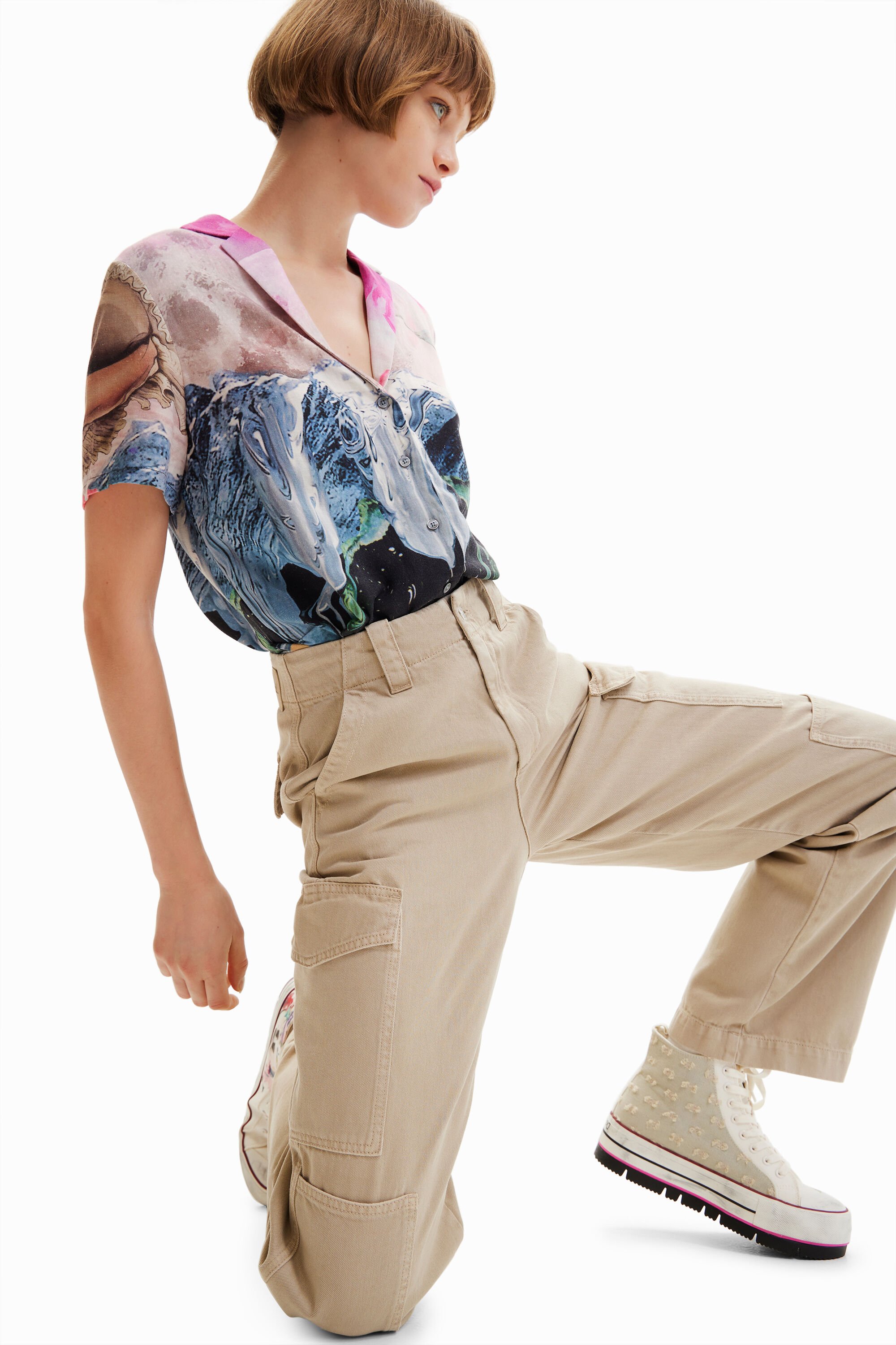 Pantalon cargo long