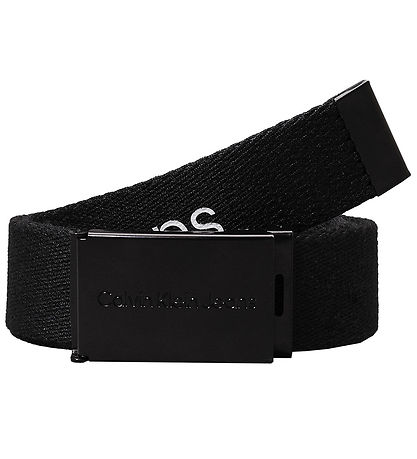 Calvin Klein Gürtel - Canvas-Logo - Ck Black