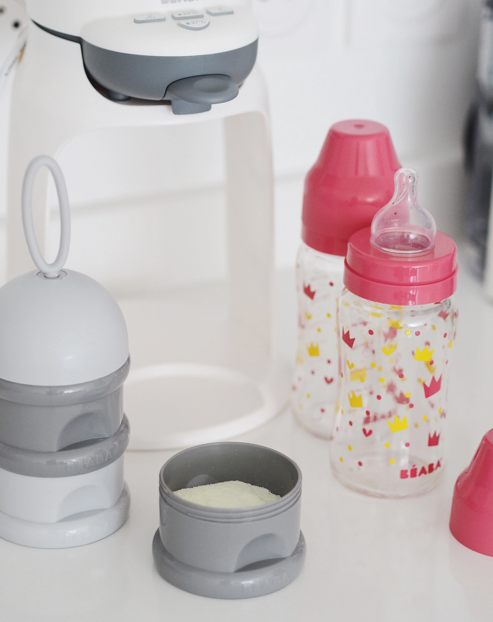 Dosierbox ON THE GO 3-teilig in grey