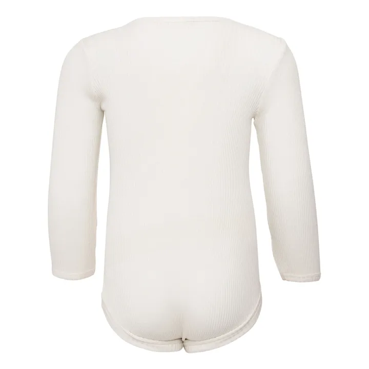 Minimalisma Body Côtelé Coton et Soie Bono | Ecru