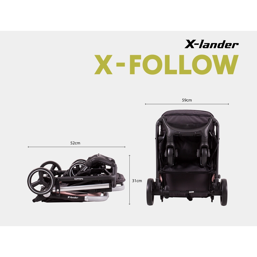 X-lander Buggy X-Follow Helio Green