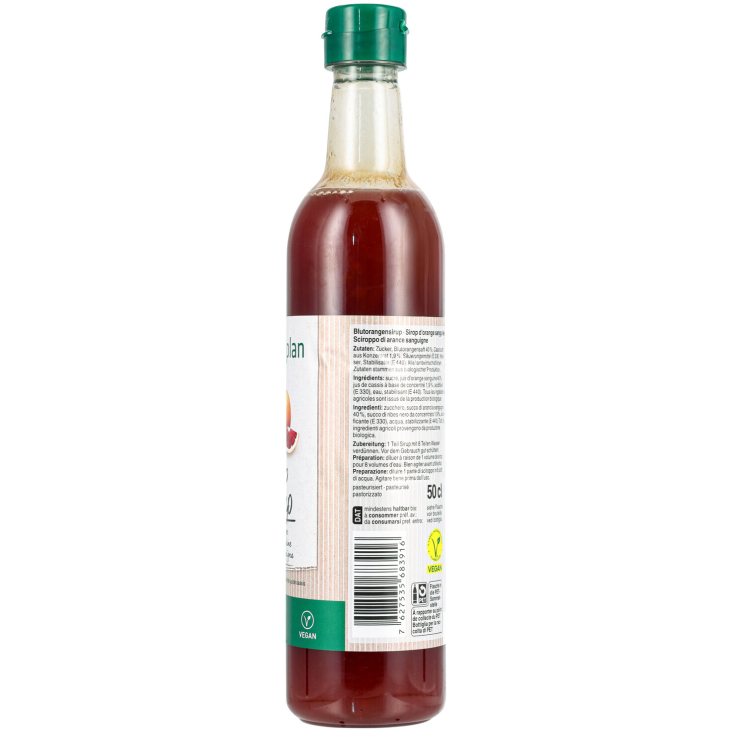 Naturaplan Bio Sirup Blutorange -50cl