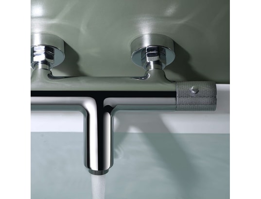 IMEX - Mitigeur de baignoire Ensemble bain douche thermostatique chromé - line