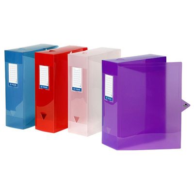 Viquel Propyglass - Boîte de classement plastique - dos 100 mm - disponible dans différentes couleurs