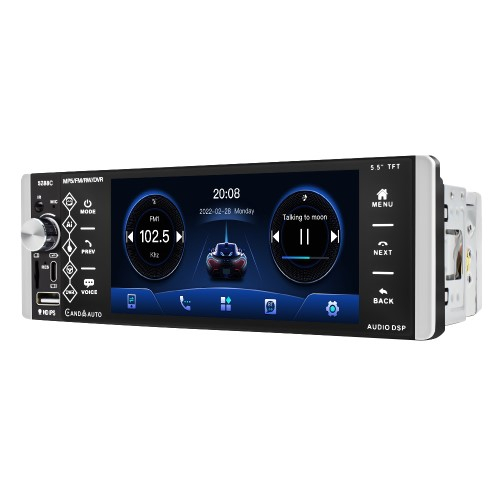(188x82mm) Digitales Auto Radio FM Bluetooth MP5 Player mit 5.5