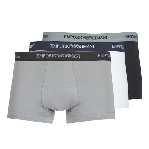 Emporio Armani - CC717-PACK DE 3 - Blanc / Noir / Gris