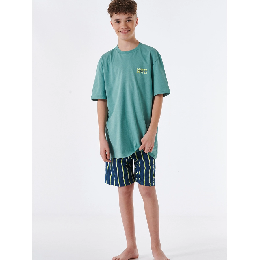 Schiesser Pyjama Organic Cotton mineral