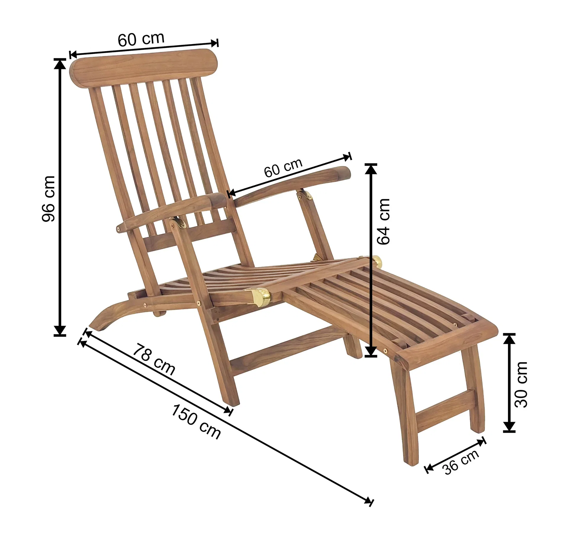 Skanden Solstol Teak