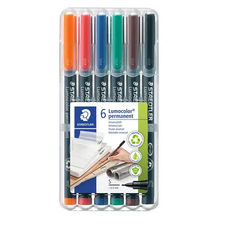 STAEDTLER® Lumocolor® permanent pen 313 Universalstift S, 6 Stück
