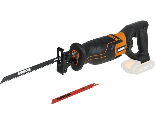 WORX 20V 20mm slag snoerloze reciprozaag WX500.9 + GRATIS bonusartikel 20V accu WA3644 (4,0Ah)