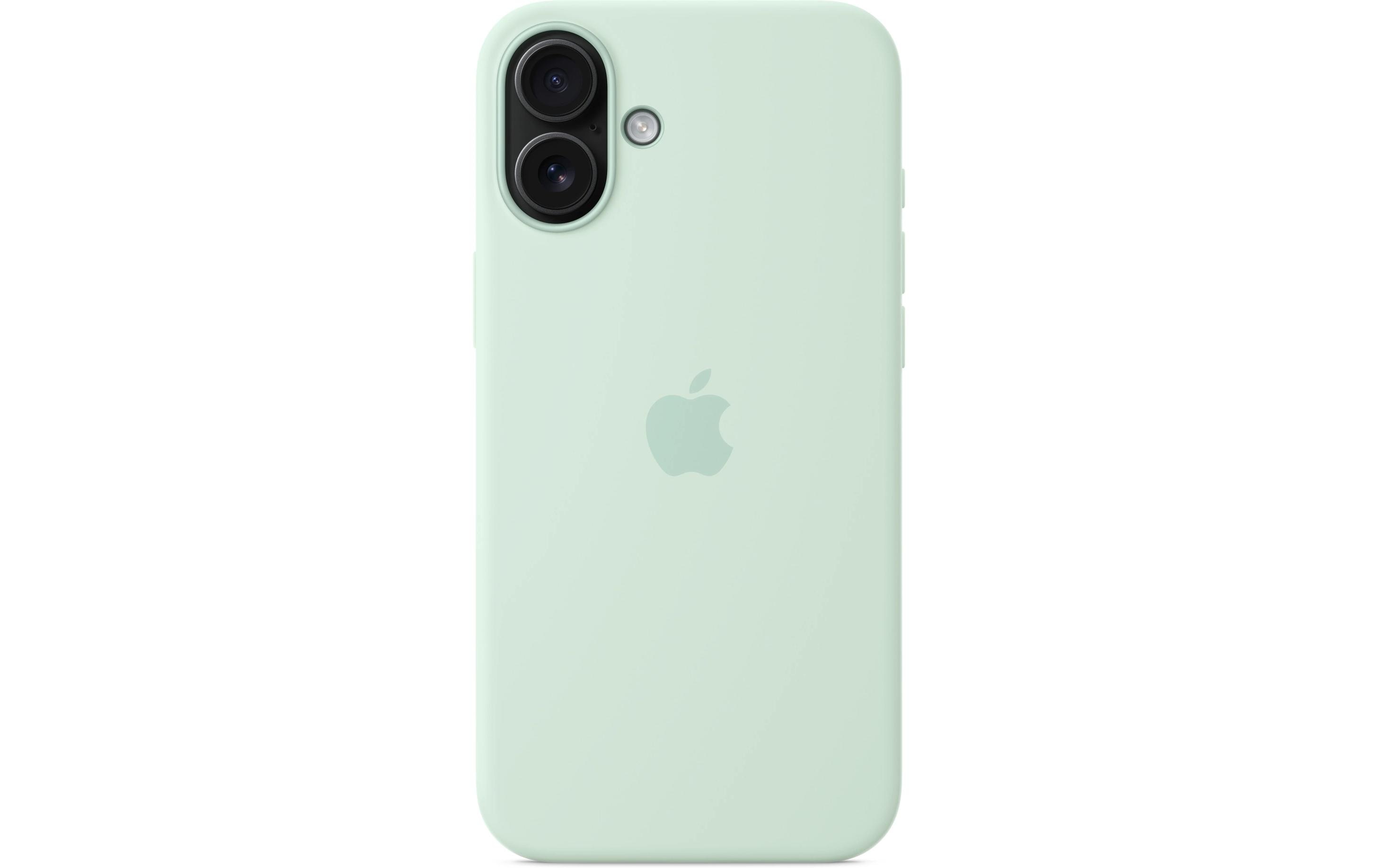 Silicone Case mit MagSafe iPhone 16 Plus AquamarineSilikon-Backcover mit «MagSafe» für das Apple iPhone 16 Plus