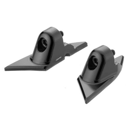 Support Rétroviseur Rizoma adaptateur rétroviseur BS822B pour carénage - Noir