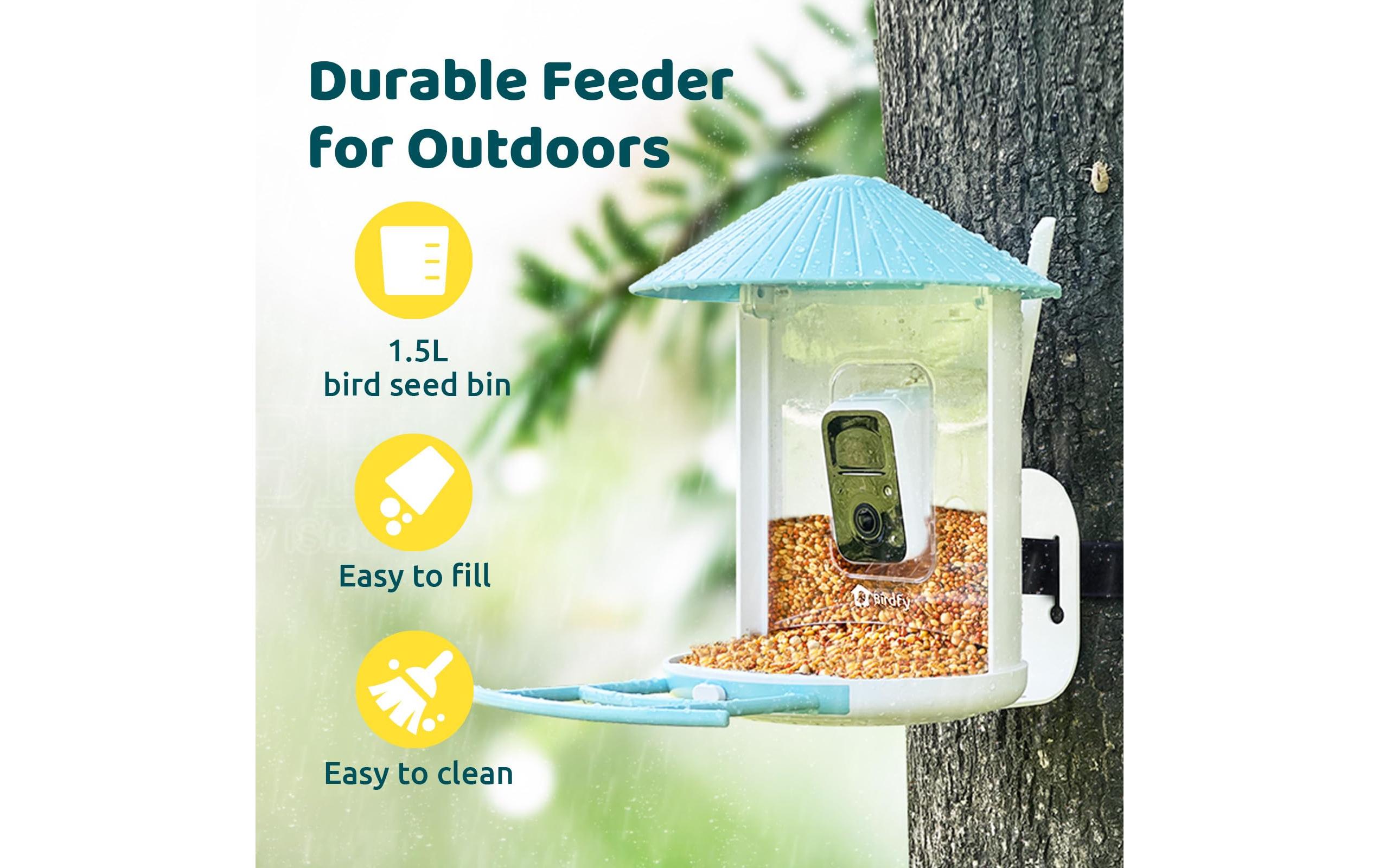 Futterspender Basic Solar<br>Vogelfutterspender mit Kamera und Lifetime AI