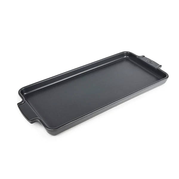 Plaque apéritifs et mignardises céramique ardoise Appolia 40 cm Peugeo