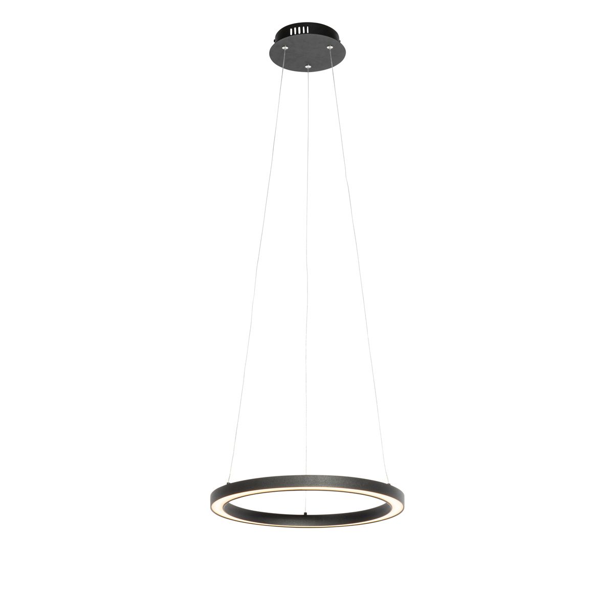 Hanglamp zwart 40cm incl. LED 3-staps dimbaar - Girello