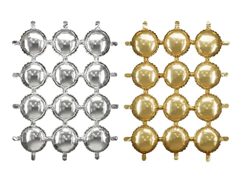 Goud Zilveren Backdrop Folie 1,7m