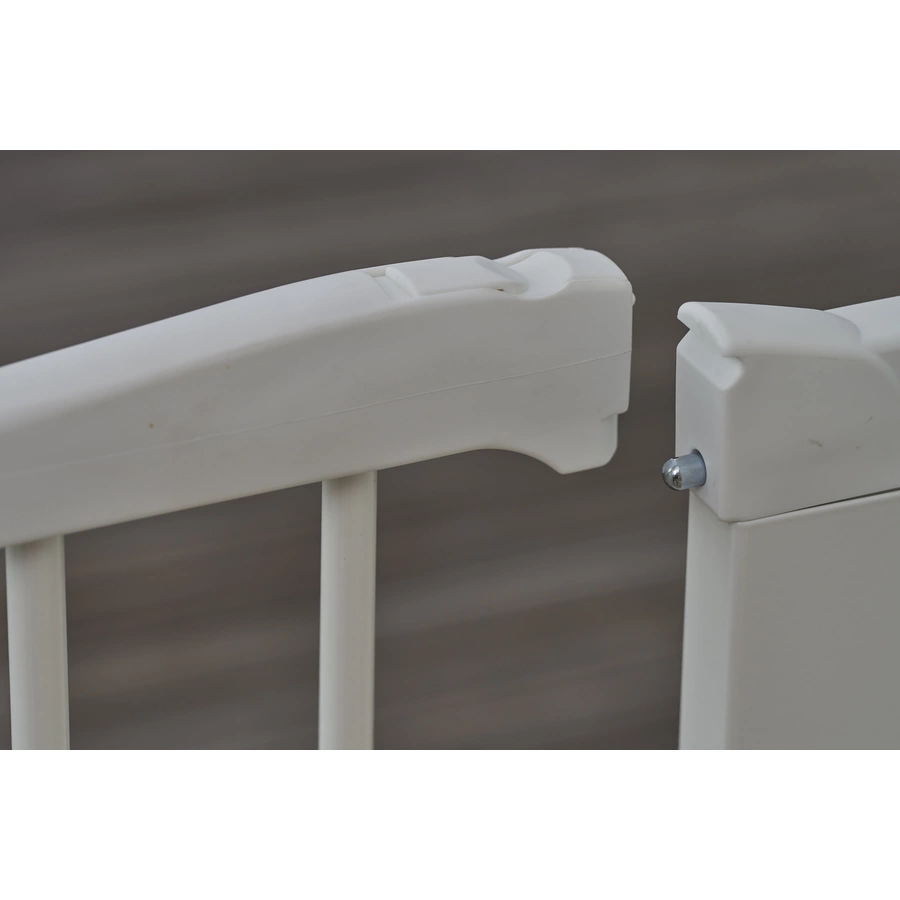 BabyDan Schutzgitter Perfect Close 77 bis 83,5 cm, weiß