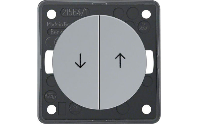 Berker Integro Jalousie-Serientaster mit Aufdruck Symbol Pfeile