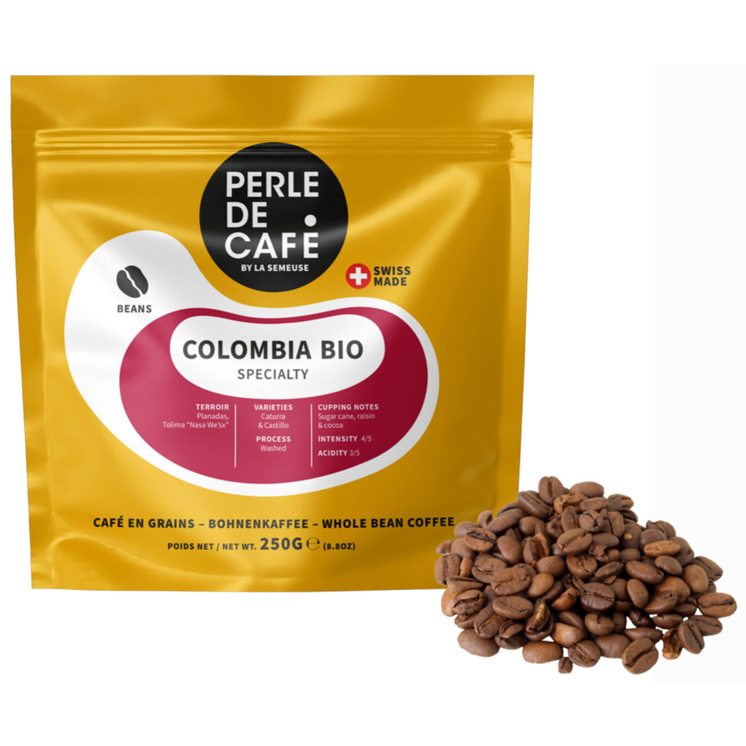 Perle de café Bio Bohnenkaffee Colombia