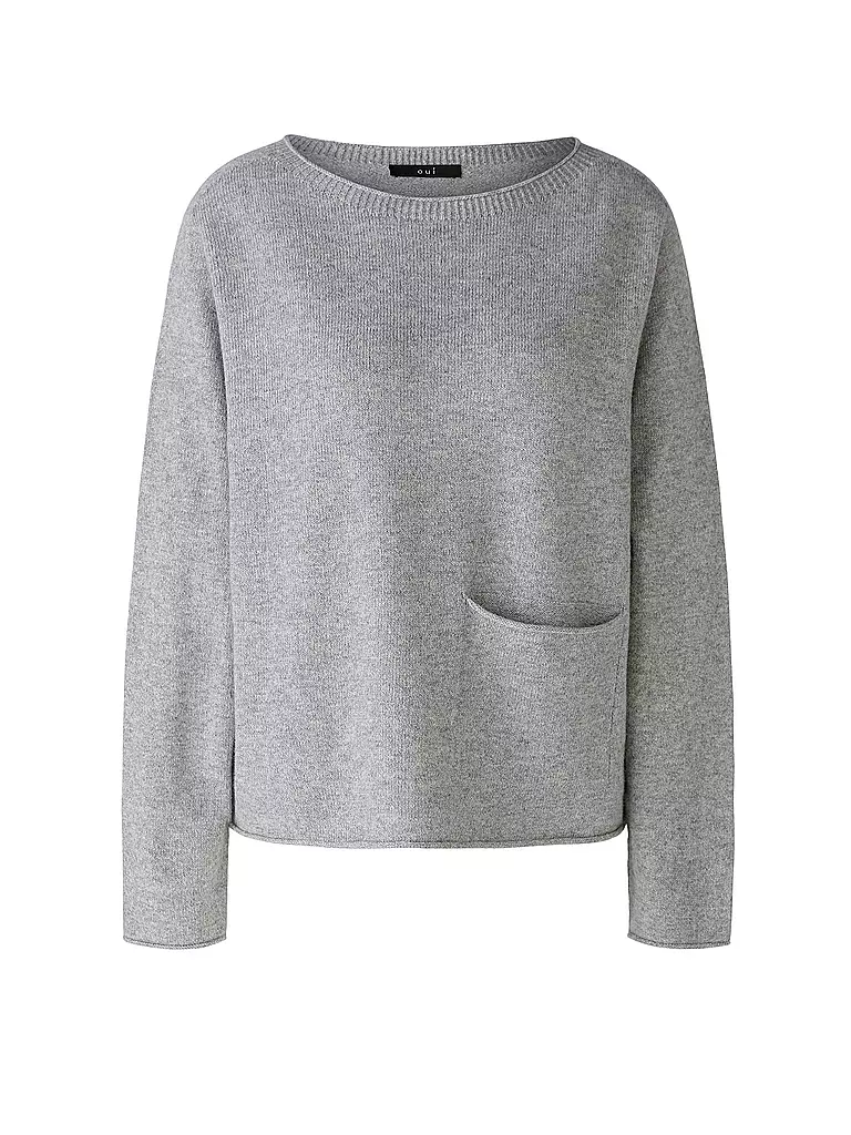 OUÍ Pullover Oversized Fit grau