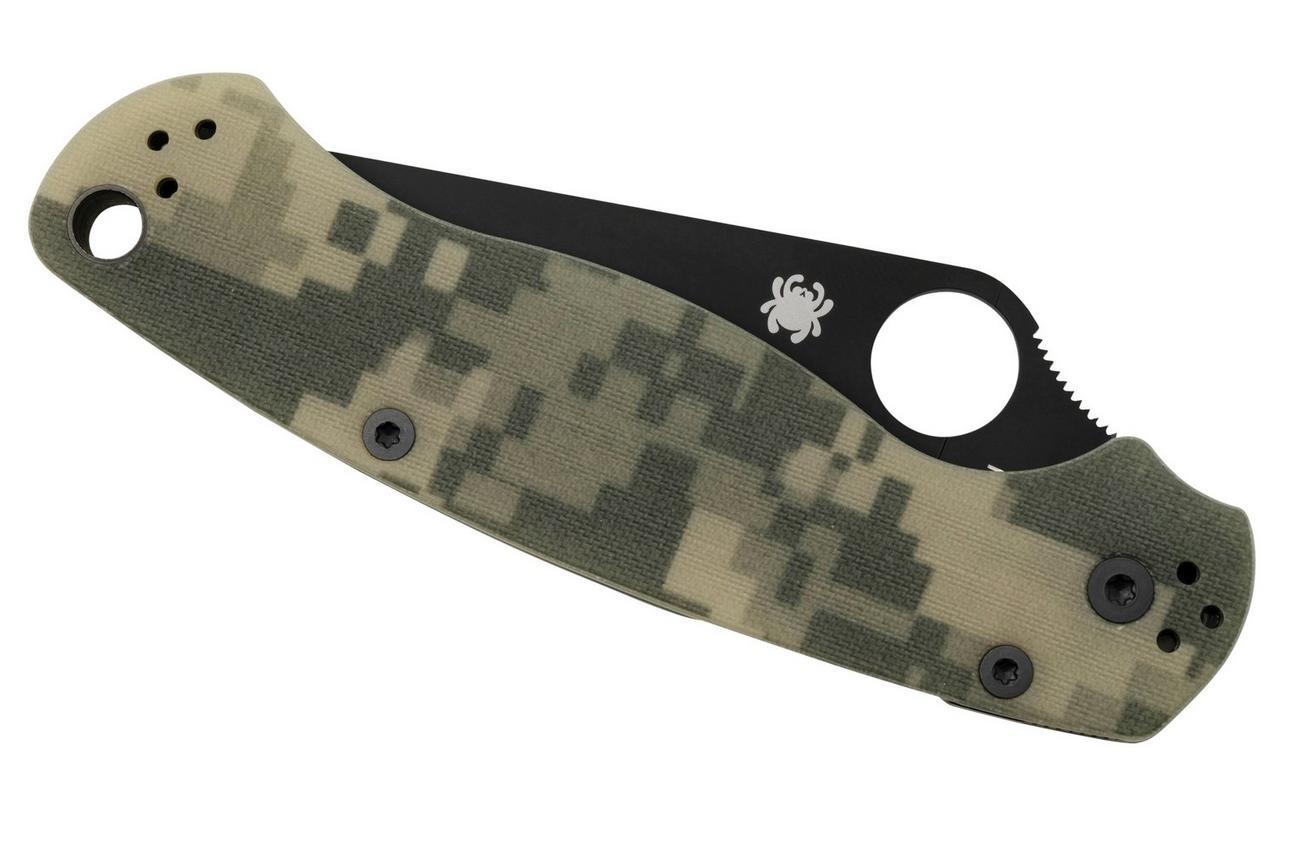 Spyderco Paramilitary 2 Camo Black C81GPCMOBK2 zakmes