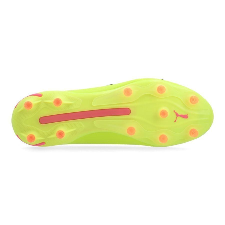 PUMA King Ultimate FG/AG Phenomenal - Electric Lime/Noir/Poison Pink Femme