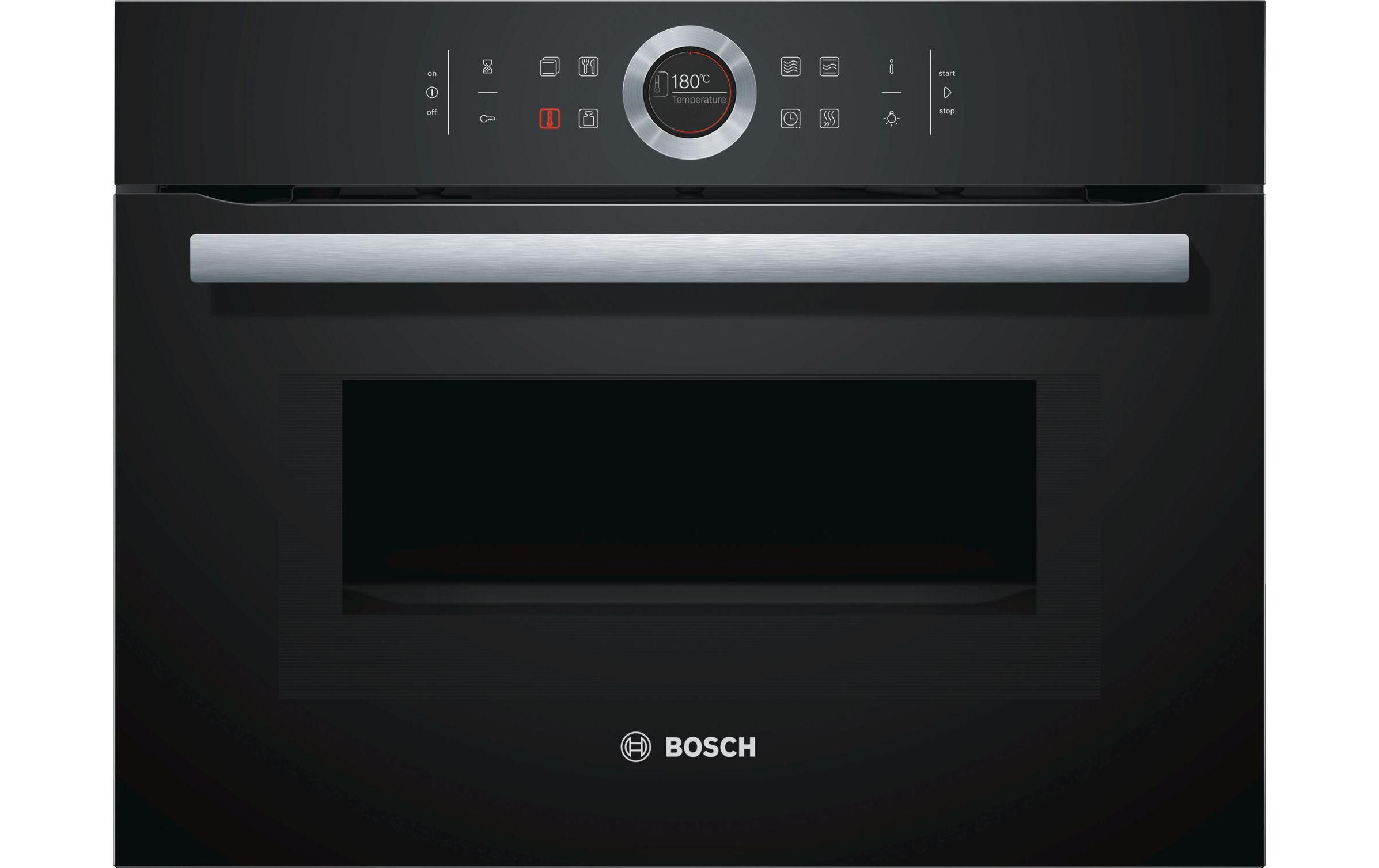 Einbaubackofen mit Mikrowelle CMG633BB1 Schwarz<br>Kompakter Einbaubackofen mit Mikrowelle