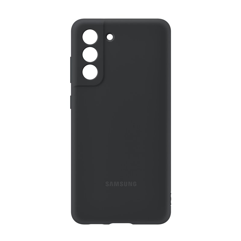 Galaxy S21 FE 5G Silikon Cover Hülle (EF-PG990TBEGWW) - Schwarz