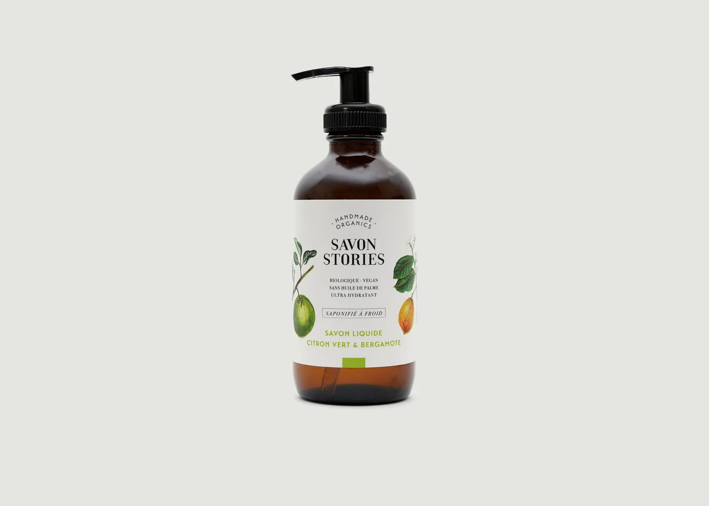 Savon liquide Citron Vert, Bergamote (240ml) Savon Stories
