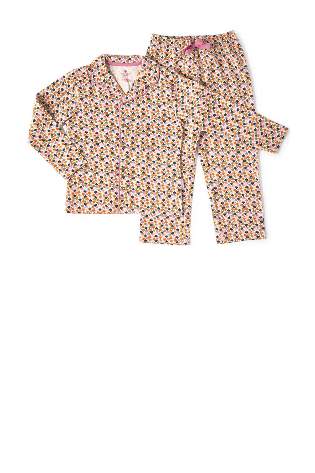Little Label pyjama met katoen roze/multicolor
