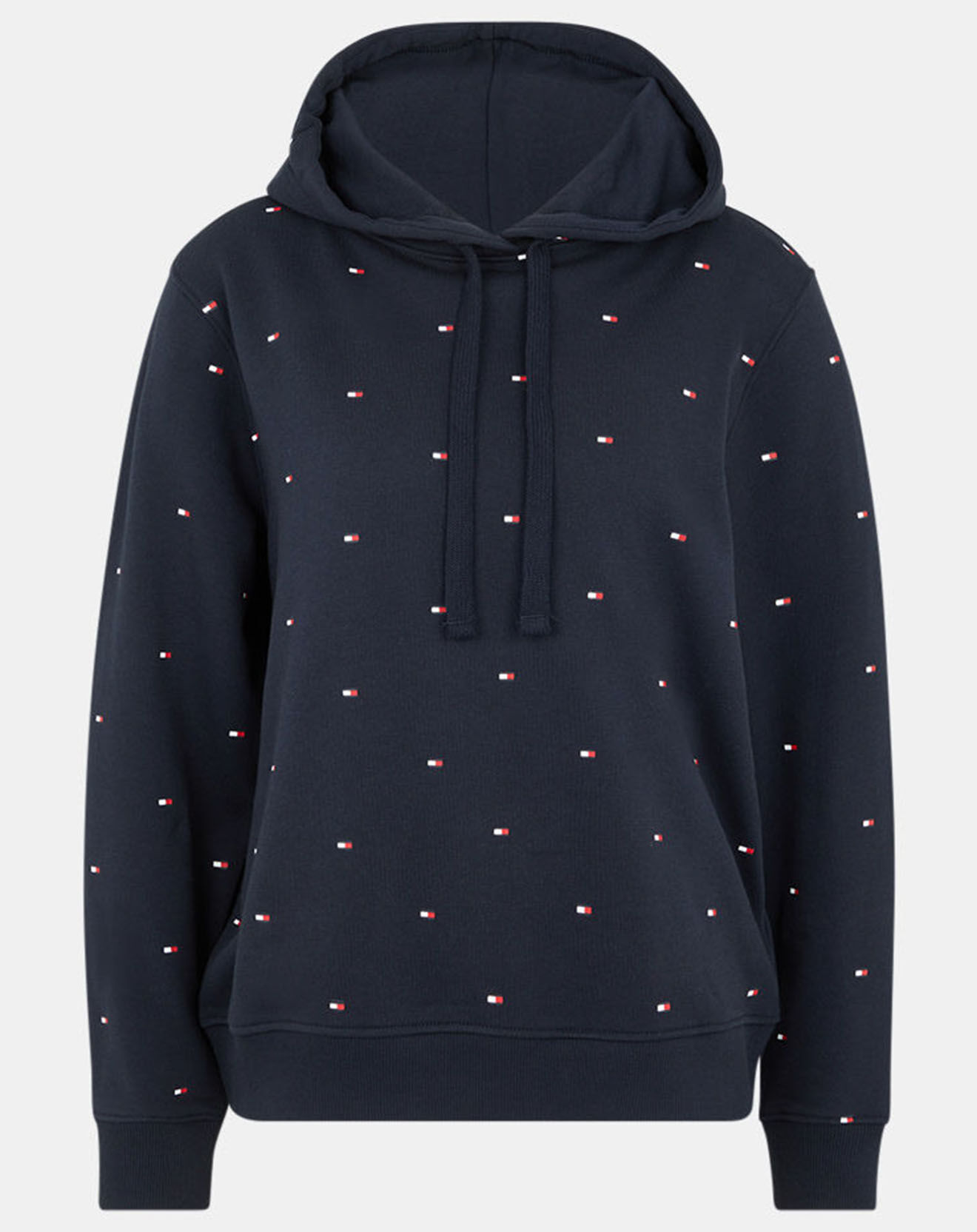 Tommy Hilfiger Sweat 100% Coton Bio Embroidery Flag bleu marine