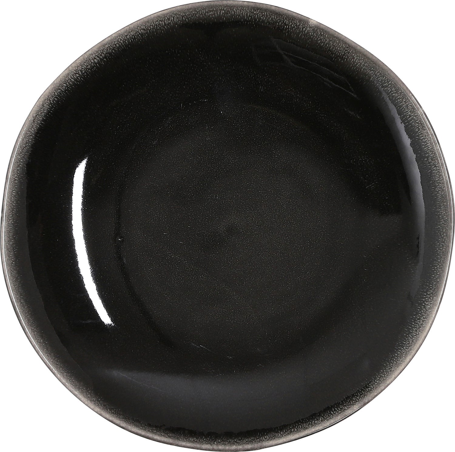 Mica Decorations dinerbord Tabo zwart D 26,5 H 3 cm