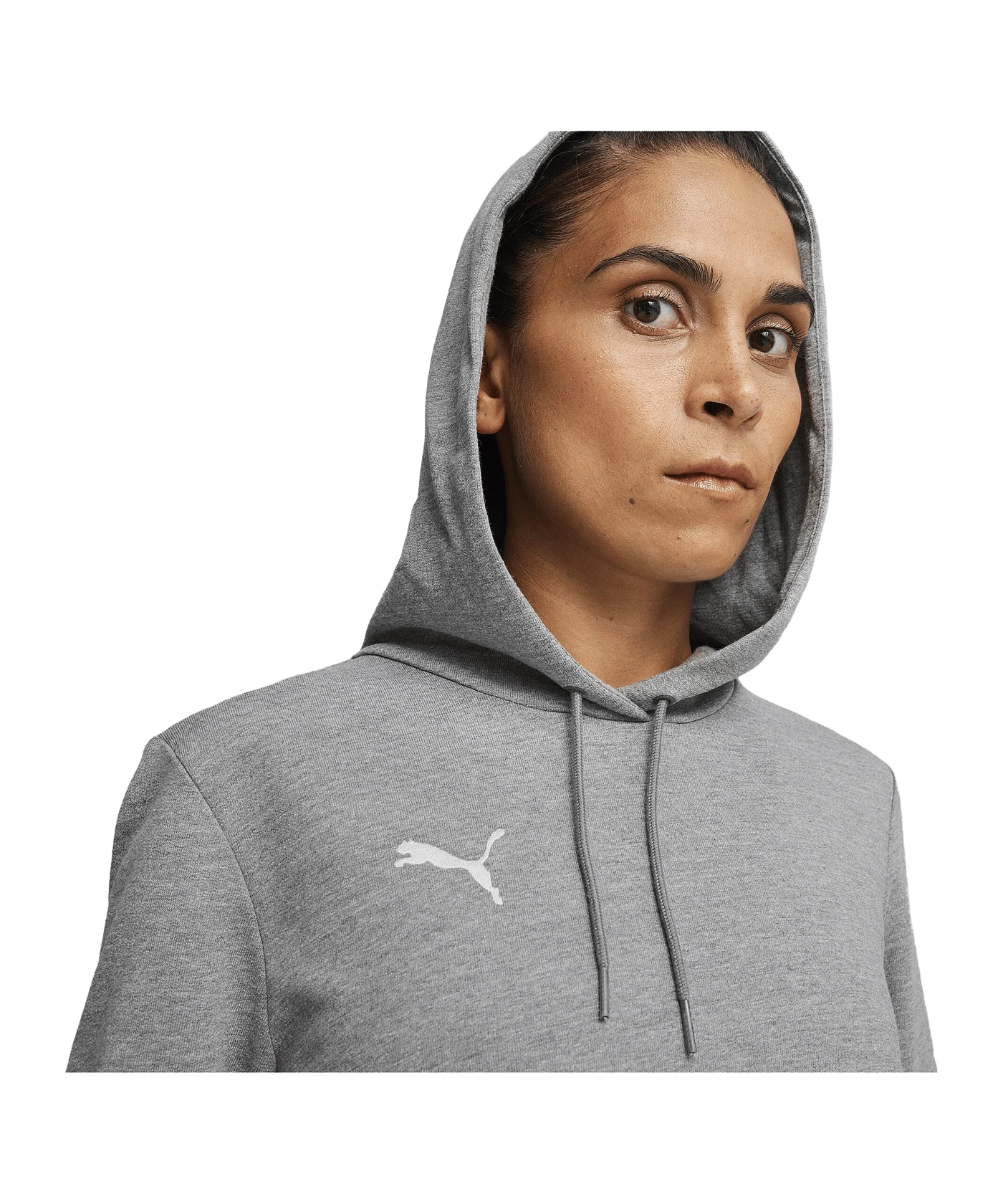 PUMA teamGOAL Casuals Hoody Damen Grau F33
