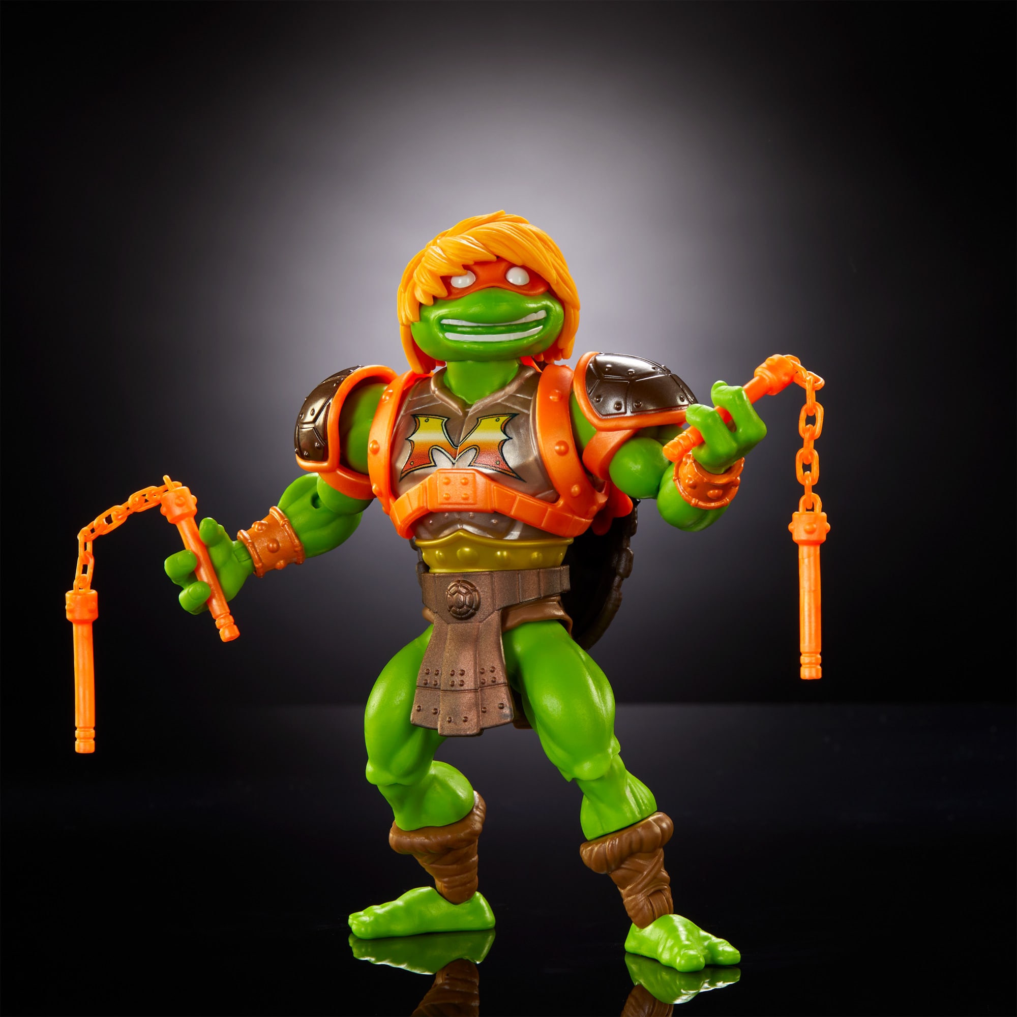 Mattel Spielfigur Masters of the Universe Origins Turtles of Grayskull Michelangelo