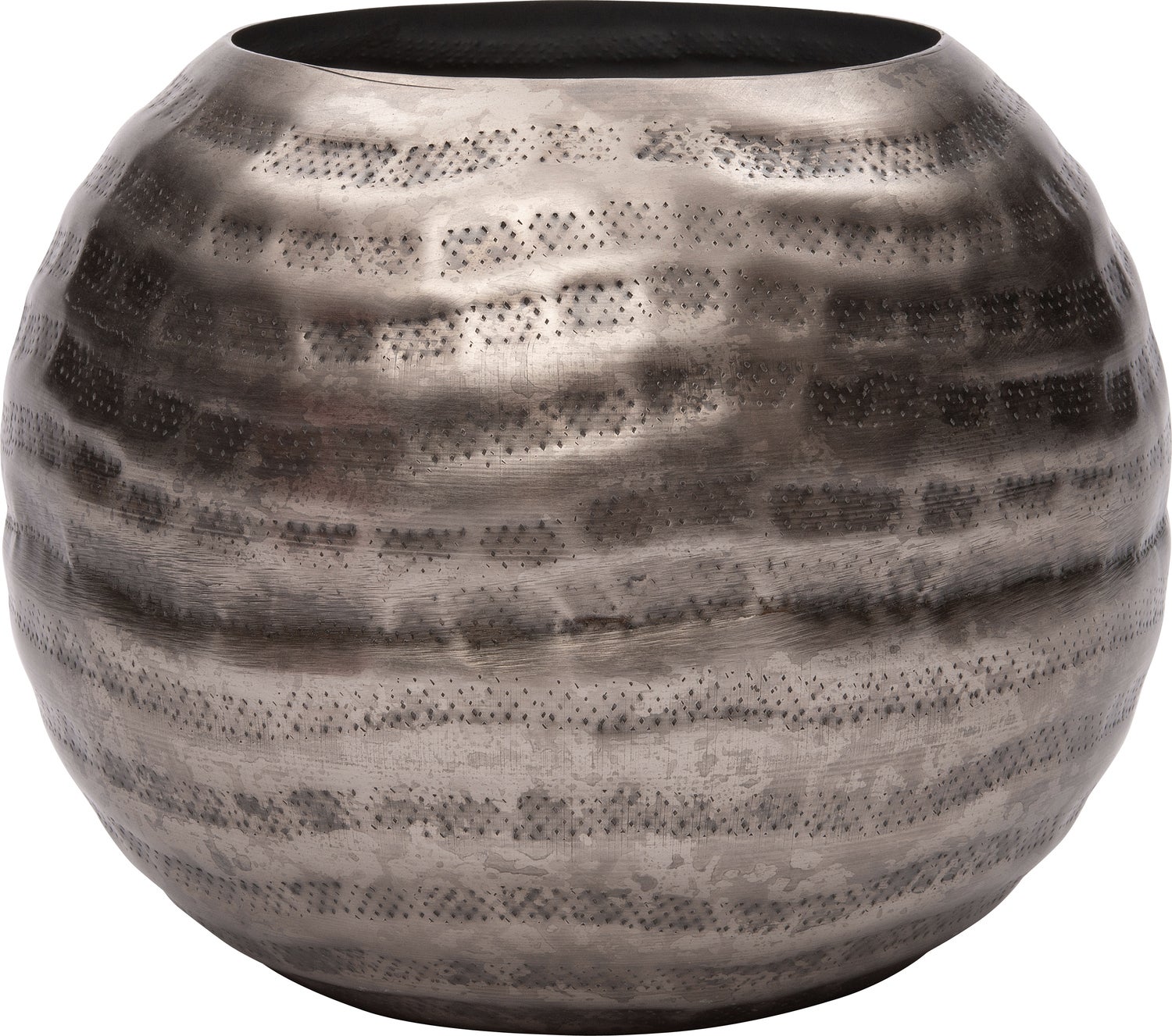 Intratuin bloempot Saniya zilver D 20 H 16 cm
