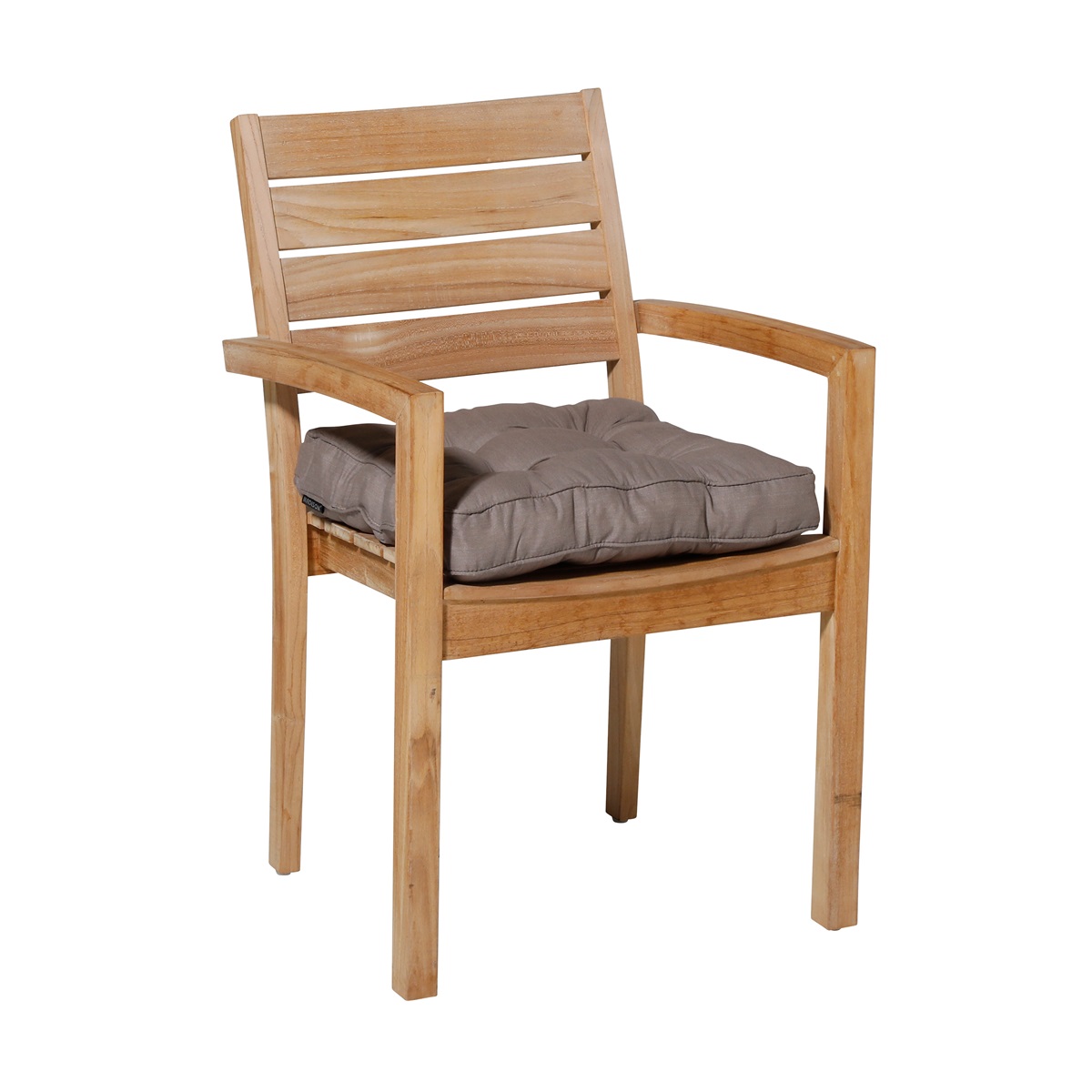 Madison Basic taupe Zitkussen - Set van 4