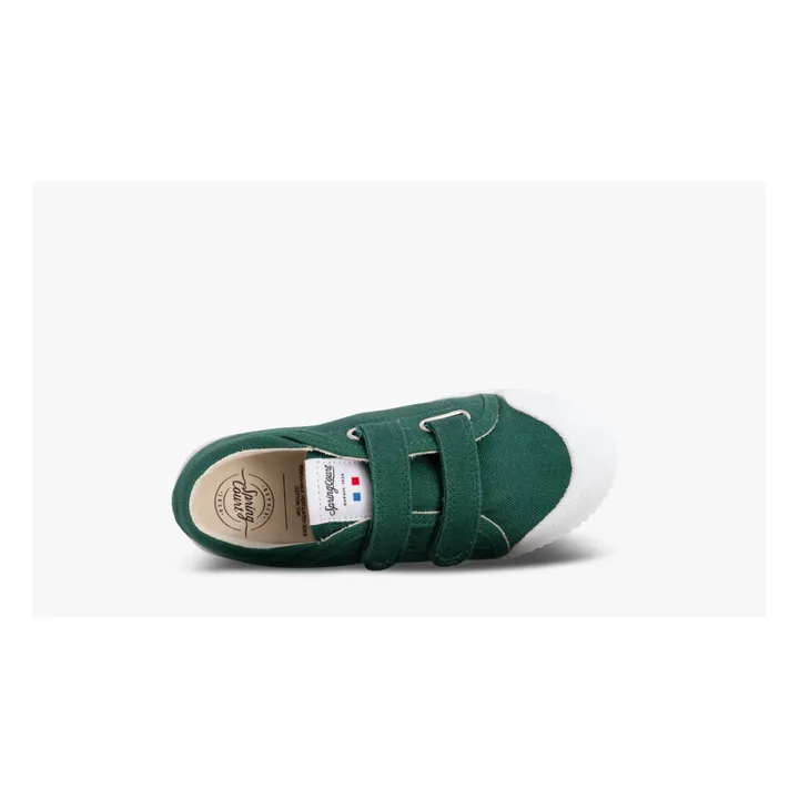 Spring Court Baskets Basses Scratchs G2 Canvas | Vert