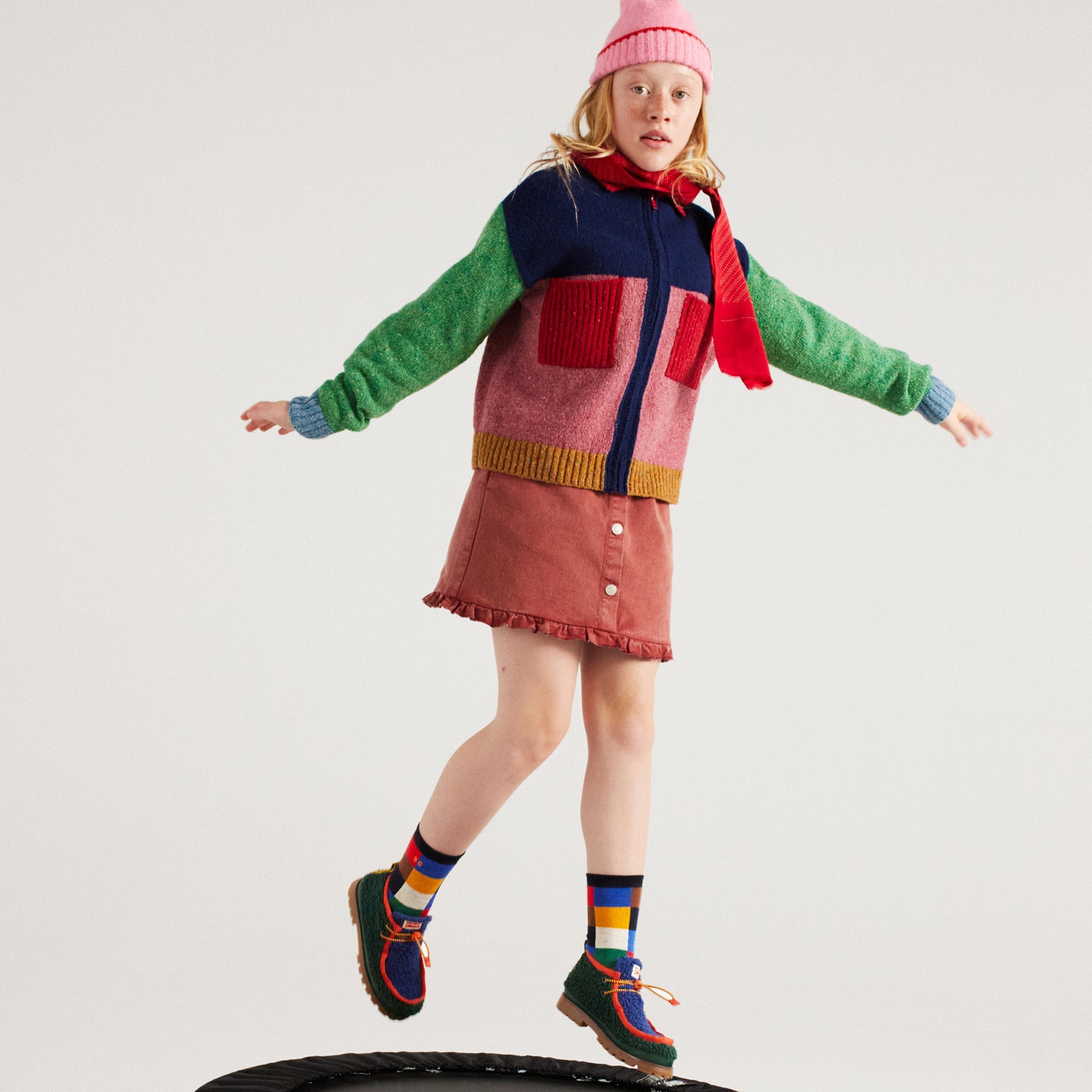 Schuhe Bobo Choses X Camper Compas Wallabee Multicolor