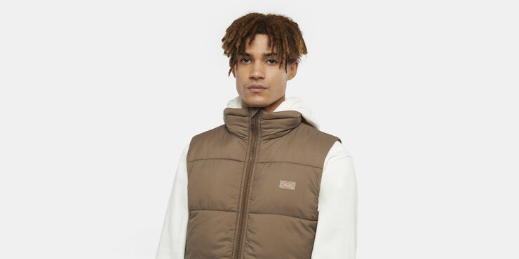 Dickies WALDENBURG VEST MUSHROOM Mushroom