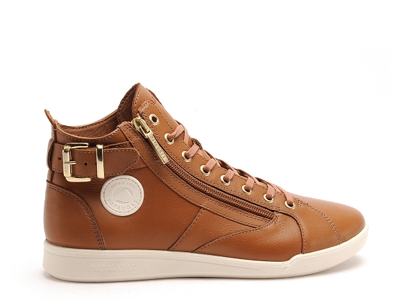 Pataugas boots bottine plates femme palme f2h marron