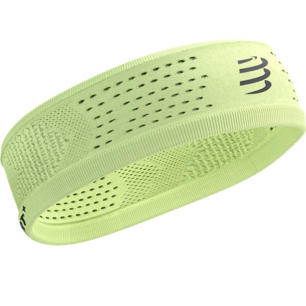 Bandeau running COMPRESSPORT THIN HEADBAND ON/OFF SHADOW LIME