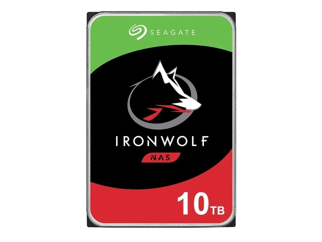 Seagate IronWolf ST10000VN000 - Harddisk - 10 TB - intern - 3.5