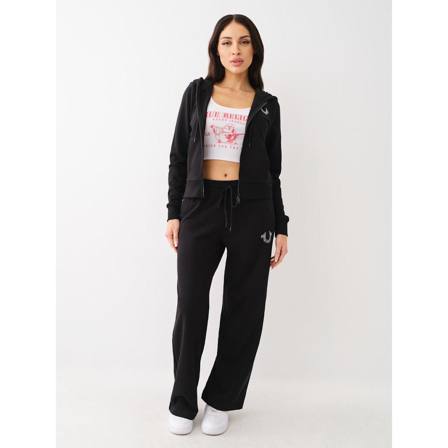 True Religion TR Logo Jogging Bottoms Womens