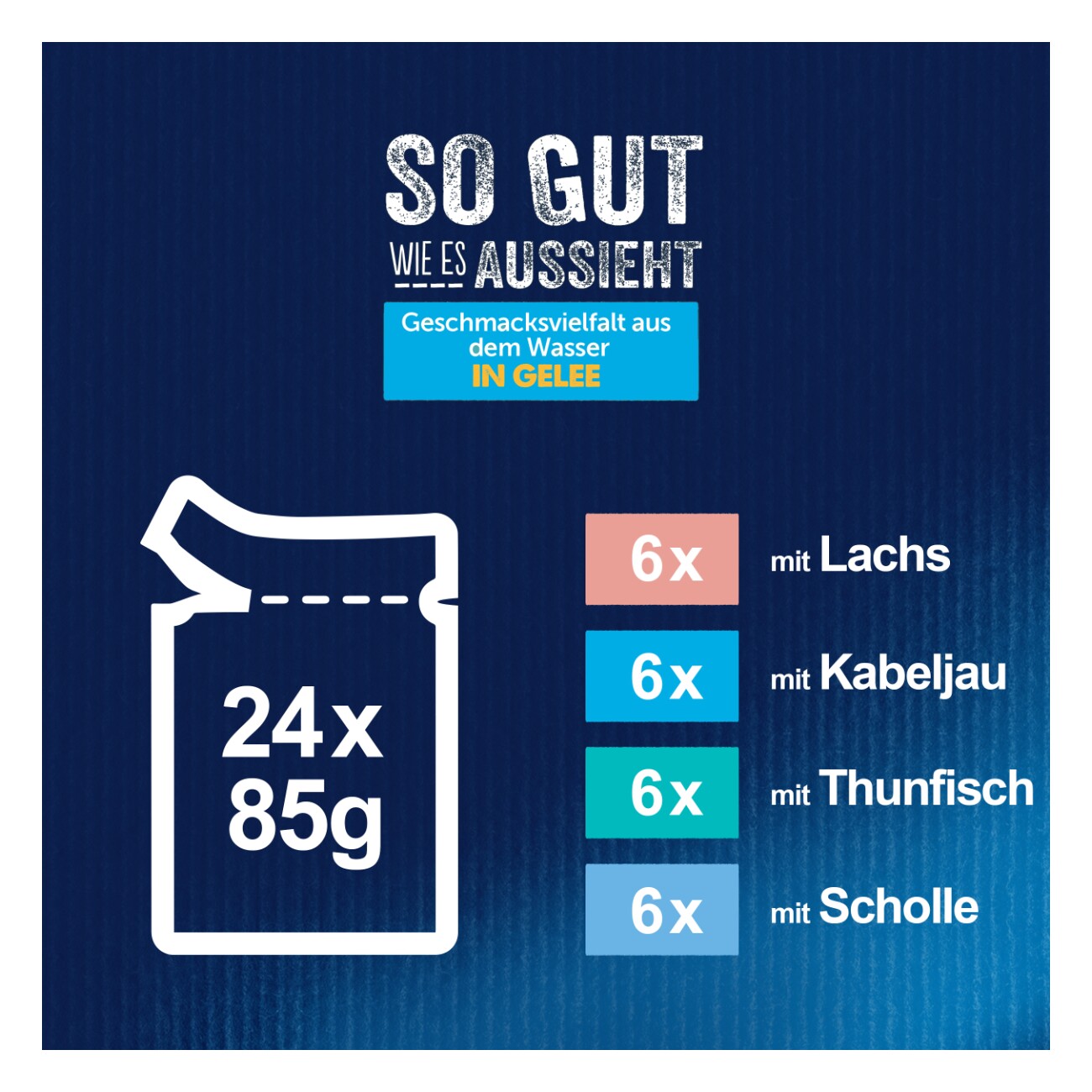 Felix So gut wie es aussieht 24x85g Geschmacksvielfalt aus dem Wasser